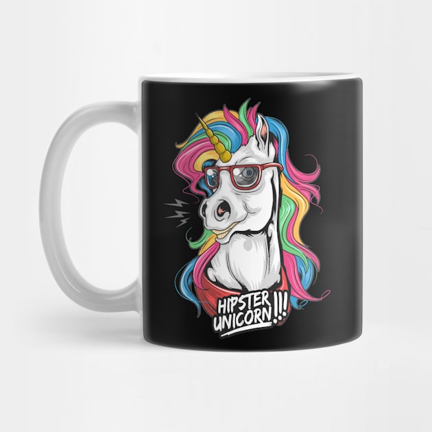 Unicorn Hipster by Scipio